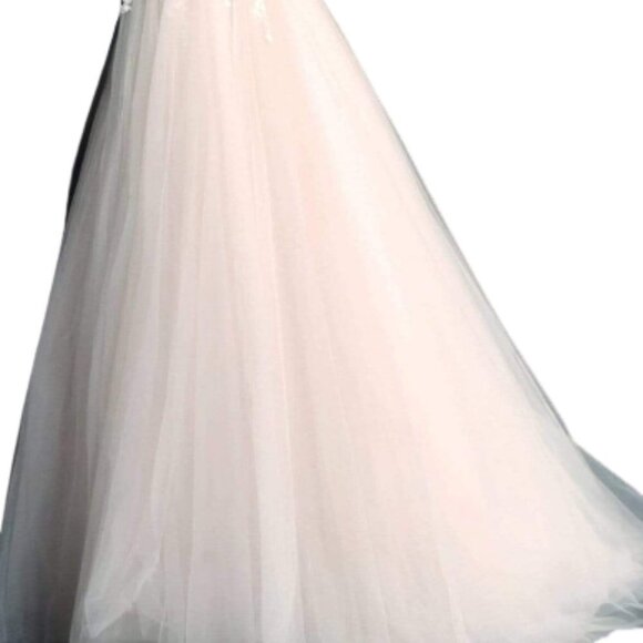 NWT Jovani 61109BSC Chiffon Prom Dress Pink Size 20 - Picture 4 of 7